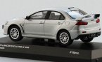 Silver / Black 1:43 Kyosho Diecast Mitsubishi Lancer X GSR