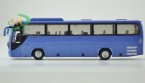 Blue 1:42 Scale Die-Cast YuTong Tour Bus Model