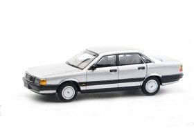 1:64 Scale Silver / Black Diecast Audi 100 C3 Car Model