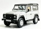 Silver 1:43 Almost Real Diecast Land Rover Defender 90 Model