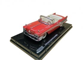 1:43 Gray/ Red 1958 Diecast Buick Special Convertible Model