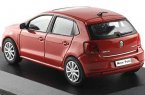 Green / Red 1:43 Scale Diecast VW New Polo Model