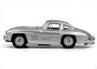 1:64 Scale Silver Diecast 1954 Mercedes-Benz 300 SL Model