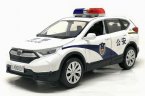 1:32 Scale Black / White Kids Diecast Honda CR-V Police Toy