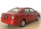 White / Red 1:18 Scale Diecast 2006 Geely Vision Model