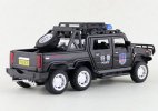 Kids 1:32 Scale Police Diecast Hummer H2 Pickup Truck Toy