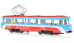 Kids Pull-Back Function Red-Blue NO.108 Diecast City Tram Toy