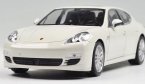 White / Wine Red 1:24 Welly Diecast Porsche Panamera S Model