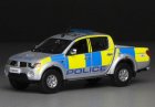 1:43 Silver Police Diecast Mitsubishi Triton L200 Pickup Model