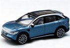 Green / Blue / White 1:64 Scale Diecast 2024 Zeekr 7X SUV Model