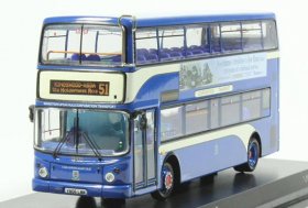 1:76 Scale Blue CMNL Dennis NO. 51 Double-Decker Bus Model