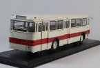 White 1:42 Scale Diecast Ikarus 556 Bus Model