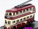 Brown Mini Size Oxford Die-Cast Cardiff Tram Steamline Model