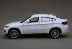 1:43 Scale Kids White / Red Diecast BMW X6 Toy