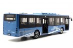 Blue 1:43 Scale Diecast Skywell NJL6129EV H12 City Bus Model