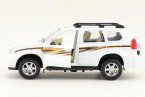 White 1:32 Scale Kids Toyota Diecast LAND CRUISER PRADO Toy