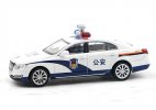 1:64 Scale White Police Diecast 2017 Hongqi H7 Model