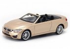 1:43 Scale Kids Golden Diecast BMW M4 Cabrio Toy