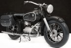 Handmade Black Medium Scale Tinplate 1960 BMW R60 Model