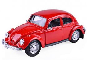 1:24 Scale Maisto Red Diecast VW New Beetle Model