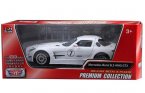 1:24 White MotorMax Diecast Mercedes-Benz SLS AMG GT3 Model