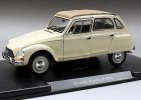 Creamy White 1:24 WhiteBox Diecast 1978 Citroen Dyane 6 Model