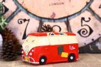 Red / Blue Resin Saving Box VW Bus Model