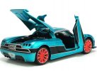 Kids 1:32 Golden / Red / Blue Die-Cast Koenigsegg Car Toy