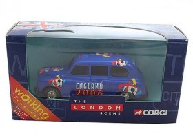 Blue 1:43 Scale Corgi London Taxi Diecast Austin Car Model