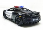 1:32 Scale Black Kids Police Diecast McLaren 600LT Toy