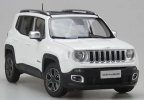 White / Orange / Red / Gray 1:18 Diecast Jeep Renegade Model