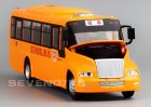 Kids Yellow Pull-Back Function Big Nose Die-Cast School Bus Toy