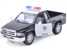 White-Black 1:36 Scale Police Diecast Dodge RAM Pickup Truck Toy