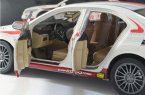 Red-White 1:18 Scale Diecast Honda SPIRIOR CTCC Model