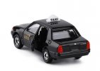 1:63 Mini Scale Black TOMY NO.51 Diecast Toyota Crown Taxi Toy