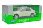 White 1:24 Scale Welly Diecast Mercedes-Benz ML 350 Model