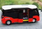 Red /Silver Diecast Golden Dragon XML6606JEVA0C2 City Bus Model