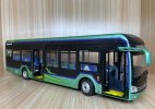 Green 1:42 Scale Diecast Ankai E9 Pure Electric City Bus Model