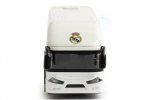 Kids Real Madrid CF Painting White Diecast Coach Bus Toy