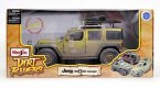 Army Green 1:18 Scale Maisto Diecast Jeep Rescue Concept