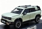 1:43 Scale Green / Gray Diecast 2024 Beijing BJ30 SUV Model
