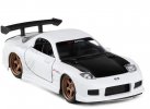 Black / White Jada 1:32 Scale Kids Diecast Mazda RX-7 Toy