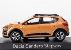 Orange 1:43 Scale NOREV Diecast Dacia Sandero Stepway Model