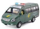 Pull-Back Function Green Kids China Post Die-cast Van Bus Toy