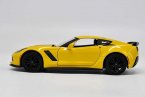 Blue / Yellow Maisto Diecast Chevrolet Corvette Z06 Model