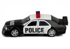 Kid 1:32 Black Diecast Mercedes Benz C-Class AMG Police Car Toy