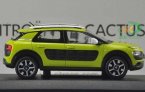 Green 1:43 Scale NOREV Diecast Citroen C4 CACTUS Model