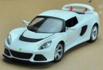 White / Yellow 1:22 Scale Diecast Lotus Exige S Model