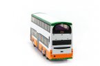 Kids White Tiny Diecast Hong Kong B9TL Double Decker Bus Toy