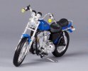 Blue 1:18 Diecast Harley Davidson 1997 XLH Sportster 1200